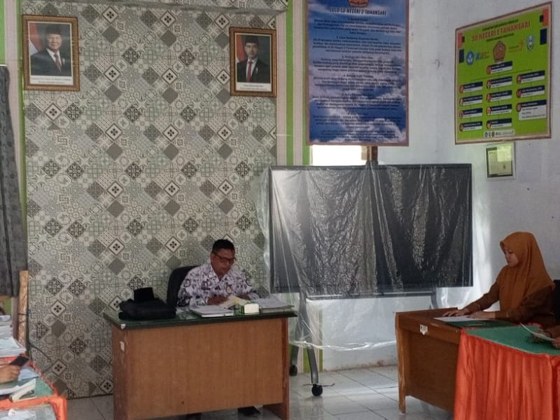 Rapat Rutin Bulan Juli SD Negeri 2 Tamansari